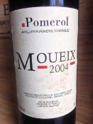 Moueix Pomerol 2004
Twelve bottles in cardboard case.  (12)   CONDITION REPORTS:  Case opened,