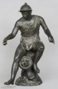 After the Antique
A seated classical male figure, sitting astride an opening formed from the mouth