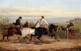 THOMAS SMYTHE (1825-1907) British
To the Horse Fair; and Horses Resting
Oils on canvas
The latter