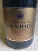 Champagne Henriot Millesime 1998
Six bottles in cardboard case.  (6)   CONDITION REPORTS:  Case