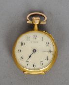 A Continental gold cased lady's pocket watch
Of small proportions, the dial signed Saphir and with