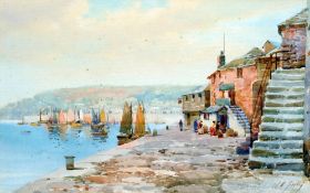 WALTER HENRY SWEET (1889-1943) British
Fish Street, St. Ives; and Westcotts Quay, St. Ives