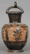 An early Italian pottery amphora
With associated information stating It was made in Compania,