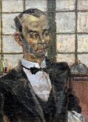 ENGLISH SCHOOL (20th century)
Portrait of Jimmy, Waiter at "The Brighton" Tavern, Camden Town
Oil on