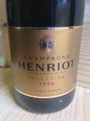 Champagne Henriot Millesime 1998
Six bottles in cardboard case.  (6)