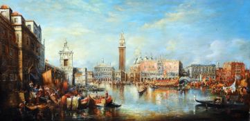 Manner of GIOVANNI ANTONIO CANALE, called CANALETTO (1697-1768) Italian
The Grand Canal, Venice