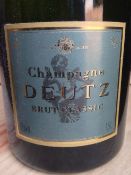 Deutz Brut Classic Champagne
Single magnum in cardboard  case.   CONDITION REPORTS:  Good.