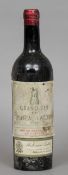 Grand Vin De Chateau Latour, 1934
Single bottle.   CONDITION REPORTS:  Label dirty, some scuffing,