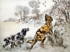 *AR HENRY WILKINSON (1921-2011) British
Gun Dogs
Three limited edition prints
Numbered and signed in