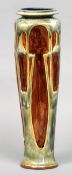 A 19th century Royal Doulton vase by Frank Butler
The slender body with stylised Art Nouveau
