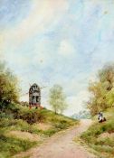 ROBERT J. HEWITT (19th/20th century) British
Derelict Sussex Mill
Watercolour
Signed
25 x 35.5