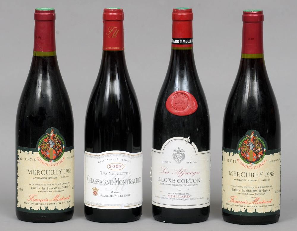 Les Affouages Aloxe-Corton 1995
Together with Les Meurettes Chassagne-Montrachet 2007 and two