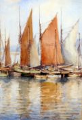 WILTON LOCKWOOD (1861-1914) British
Harbour Scene
Watercolour
Signed
25.5 x 37 cms, framed and