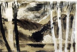 After FRANK SCARLETT (1900-1978) Irish
Landscape
Lithograph
53.5 x 38.5 cms, framed and glazed
