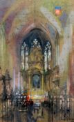 A. DOUGLAS ROBINSON (19th/20th century) British
La Cathedral de Rouen
Pastels
Signed and dated