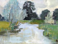 *AR FRANK SCARLETT (1900-1978) Irish
Summer 38
Oil on canvas
60 x 46 cms, framed

Note:  See lot