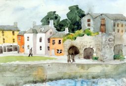 *AR FRANK SCARLETT (1900-1978) Irish
Four various scenes
Watercolours
The largest 37.5 x 27 cms,