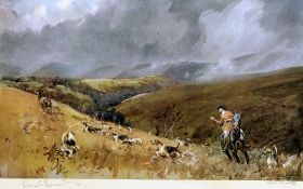 *AR LIONEL DALHOUSIE ROBERTSON EDWARDS (1878-1966) British
Hind Hunting
Published by The Sporting