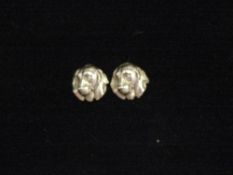 A pair of 18 ct gold cufflinks
Modelled as dog's head, in fitted case for J. Hardy & Co., Edinburgh.