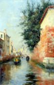 M.K. INGRAM (19th century) British
Venice
Oil on board
Signed, titled and dated 1885
33 x 51 cms,