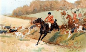 After LIONEL DALHOUSIE ROBERTSON EDWARDS (1878-1966) British
The Bell of the Hunt, The Brook,