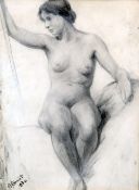 A. BLUNT (20th century) British
Nude Life Study
Pencil
Signed and dated 1930
26.5 x 36 cms, framed