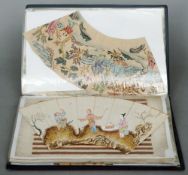 A folder containing various Chinese related items
Including: newspaper clippings, watercolours of