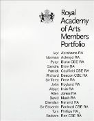 *AR VARIOUS ARTISTS The Royal Academy of Arts Members Portfolio 2000: IVOR ABRAHAMS, (born 1935)