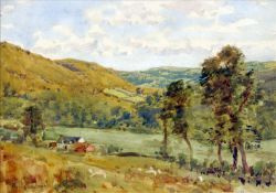 *AR ALEXANDER JAMES MAVROGORDATO (1869-1947) British Rural Landscape Watercolour Signed 36 x 25.5