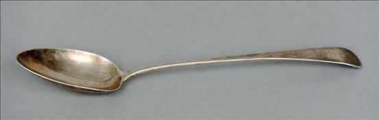 A George IV Old English pattern silver basting spoon, hallmarked London 1825, maker’s mark of WS The