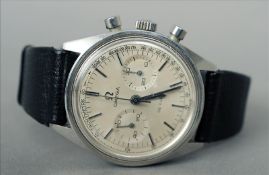 OMEGA, A stainless steel manual wind De Ville gentleman’s chronograph wristwatch, circa 1960s The