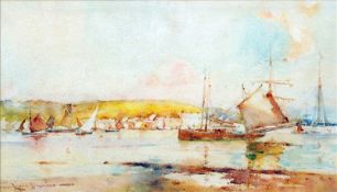 *AR CHARLES EYRES SIMMONS (1872-1955) British Coastal Scenes Watercolour Signed; (a pair) (2); and