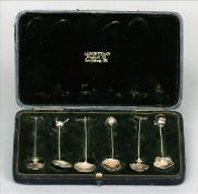 A cased set of twelve Liberty & Co silver teaspoons, import marks for London 1894, maker’s mark of