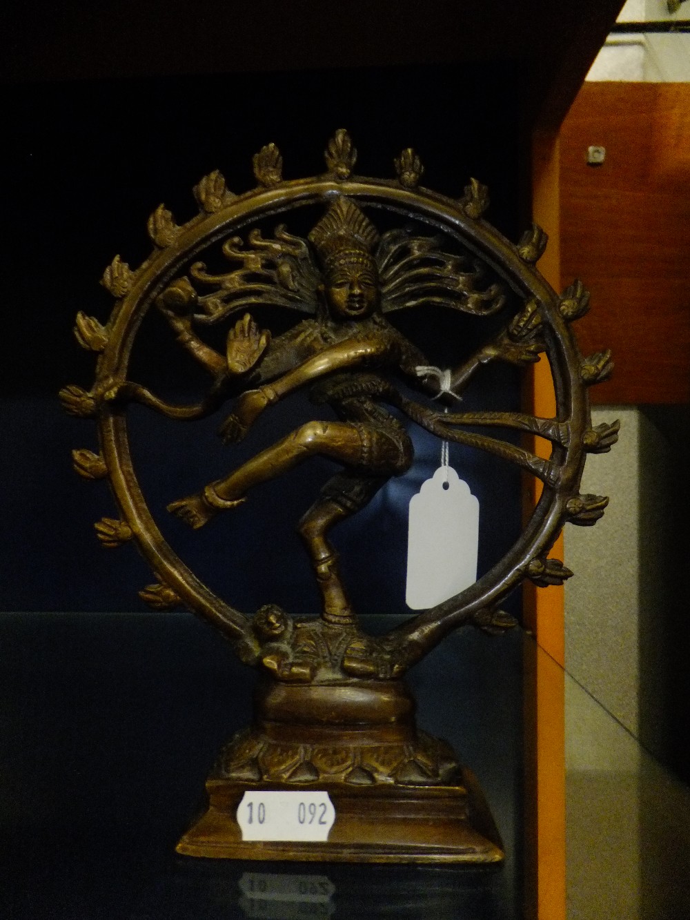 A bronze figure of a daighty