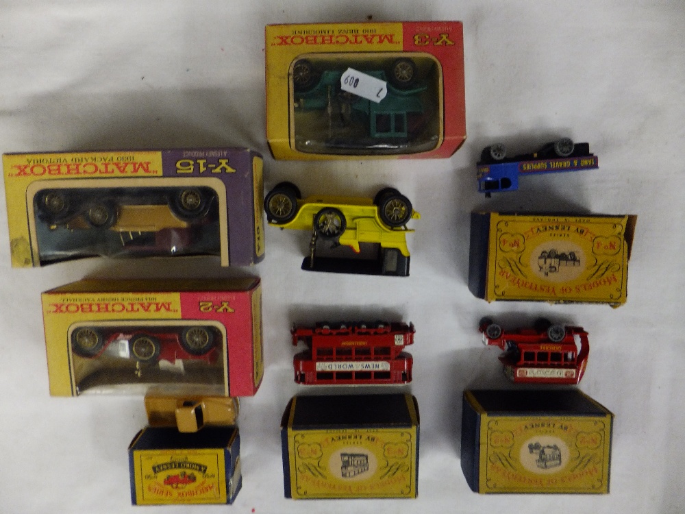 A quantity of vintage Matchbox boxed die cast vehicles to include Y-15 1930 Packard Victoria, Y-3