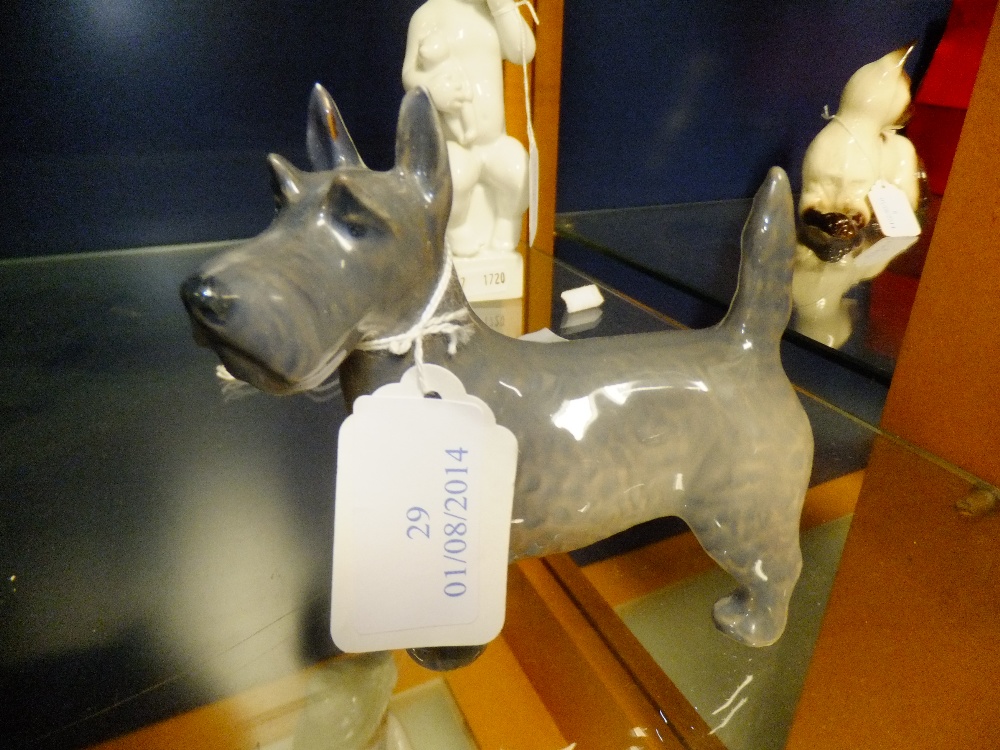 A Royal Copenhagen "Scottish Terrier" No 3161