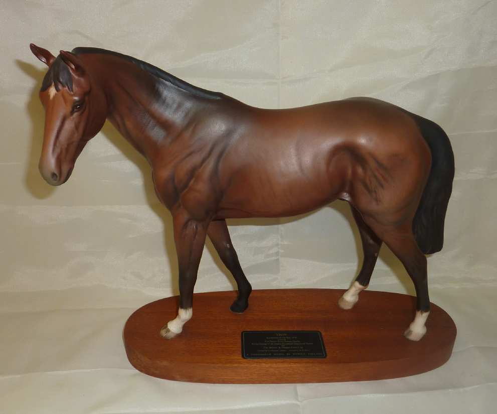 Beswick connoisseur model 'Troy Racehorse of the year 1979'