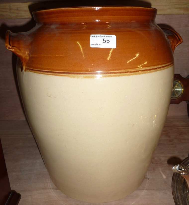 Large stoneware pot