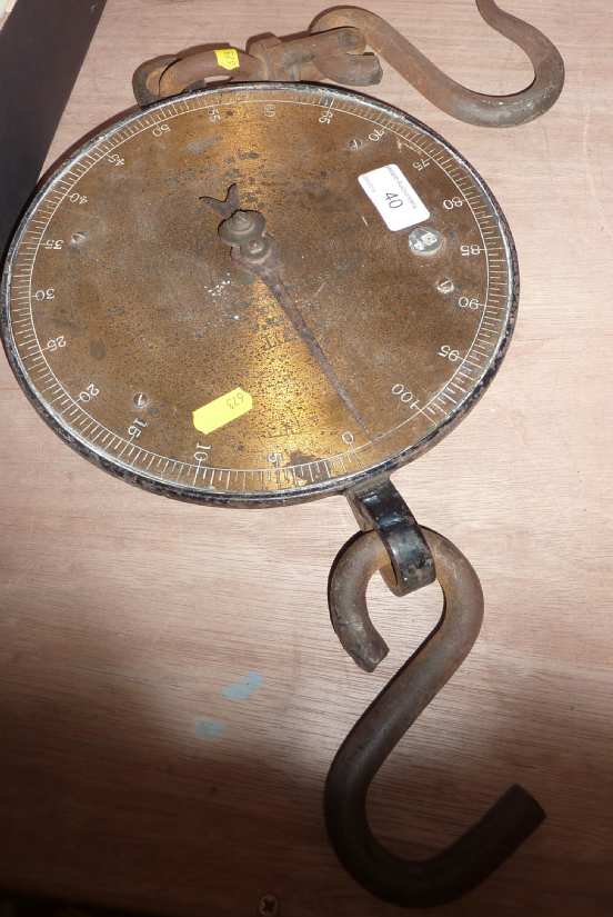 Set of Salters hanging scales