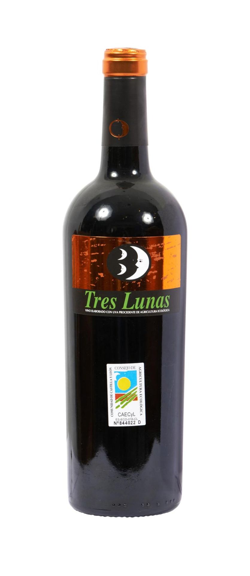 TRES LUNAS. TORO 2009 Seis botellas de vino tinto temprRING de uva procedente de agricultura