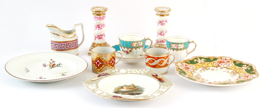 Property of a lady - a group of assorted ceramics, including an early C19th Spode hexagonal