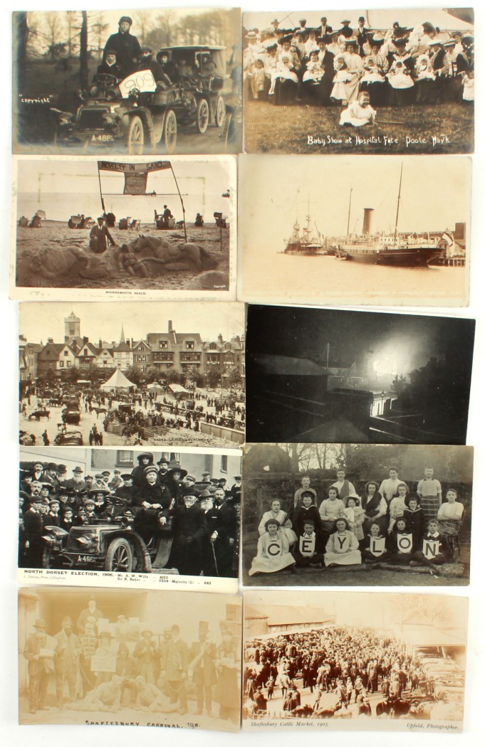 Property of a lady - a quantity of late C19th / early C20th picture postcards and greetings cards,