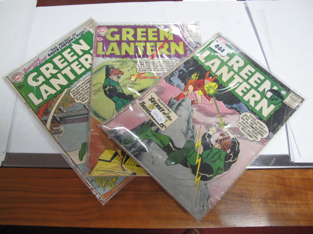 DC Comics - Green Lantern Series 2 1960 and No.2, 3, 4. All with UK retail stamp, mainly fair.
