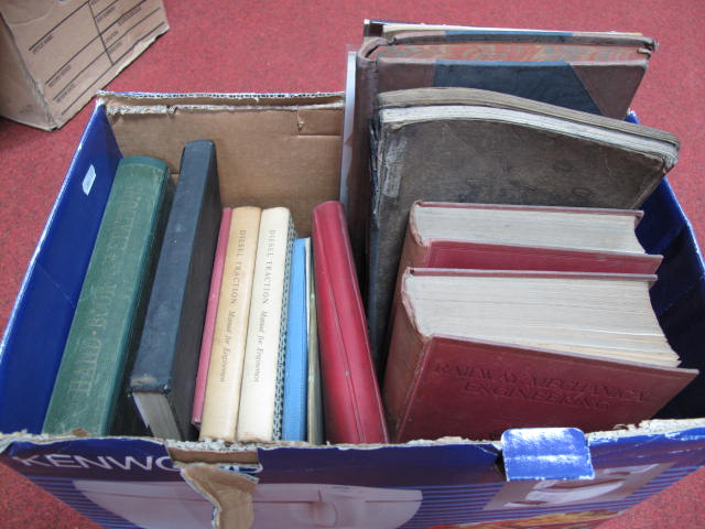 A Quantity of Railway Ephemera and Books. Including 1925 hand book of railway stations; a 1950`s log