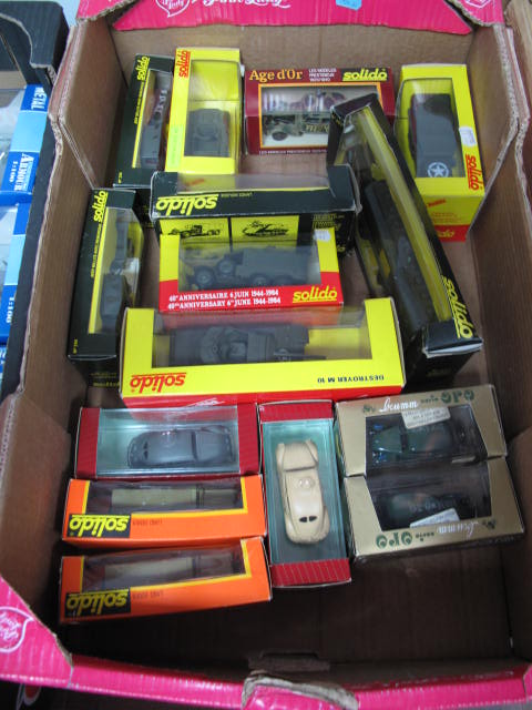 A Quantity of Modern Diecast Vehicles by Solido, Brumm and Vitesse. All military based including