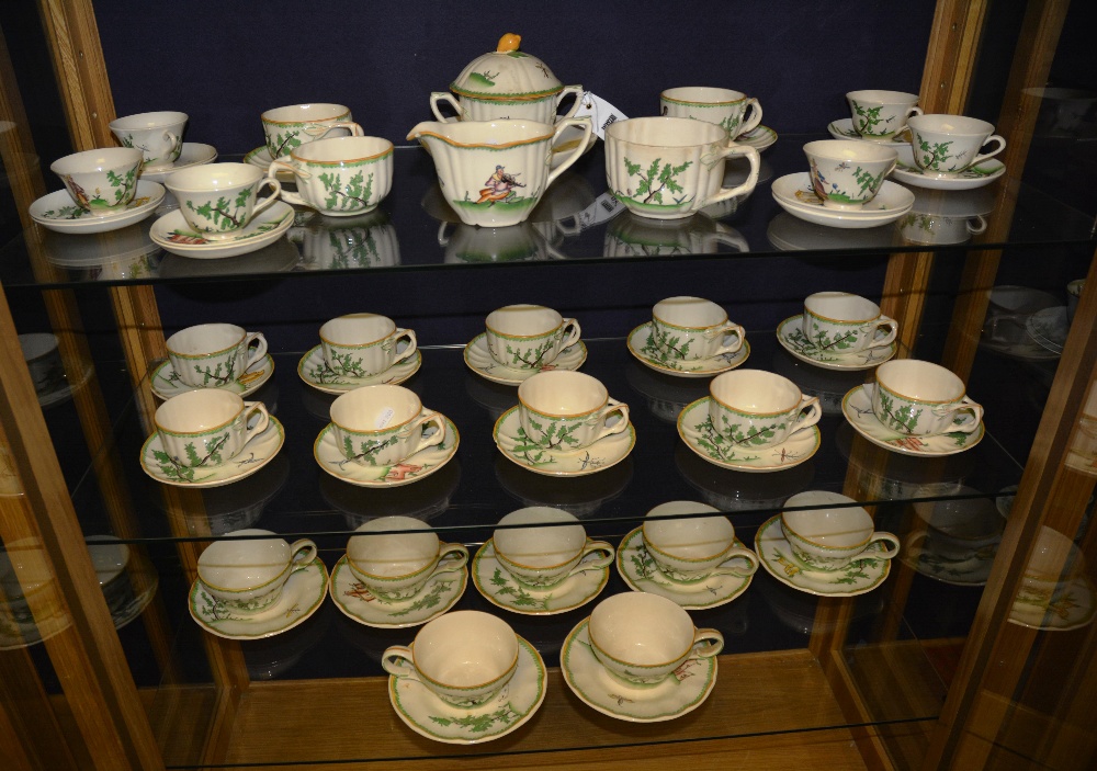 A Diamond Stone Laveno part tea set including teacups, saucers, cream jug etc (30) together with
