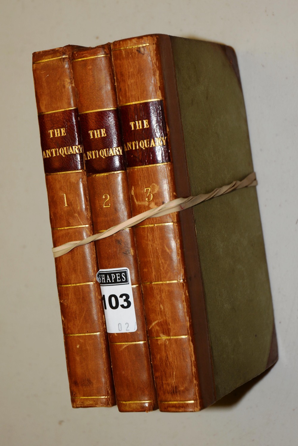 'The Antiquary' by the author of Waverley and Guy Mannering, 1816, 3 vols (3)