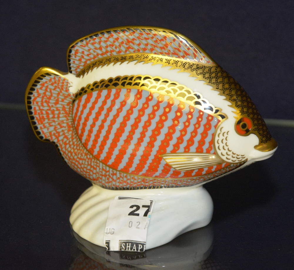 A collectable Royal Crown Derby fish