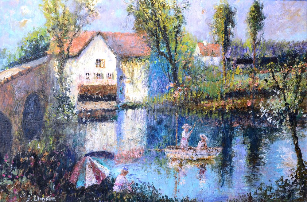 G Christie
'On the River'
Oil on canvas, signed bottom left, 41 x 61cm