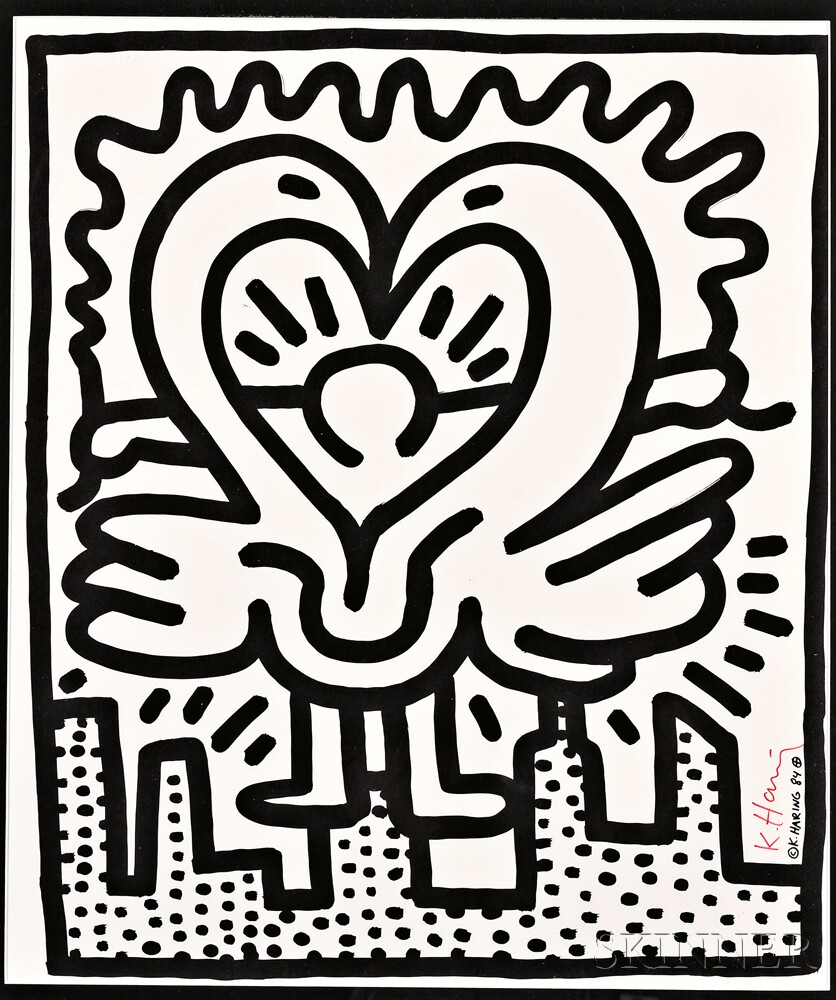 Keith Haring (American, 1958-1990)The Kutztown Connection, 1984, published by The New Arts Program,